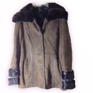 BRANCO PELLE 100% shearling coat